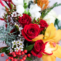 A Touch of Cheer - Christmas Flowers