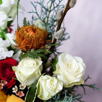 A Touch of Cheer - Christmas Flowers -
