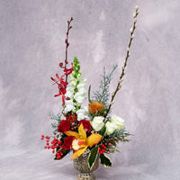 A Touch of Cheer - Christmas Flowers -