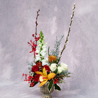 A Touch of Cheer  - Christmas Flowers