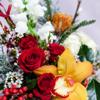 A Touch of Cheer  - Christmas Flowers