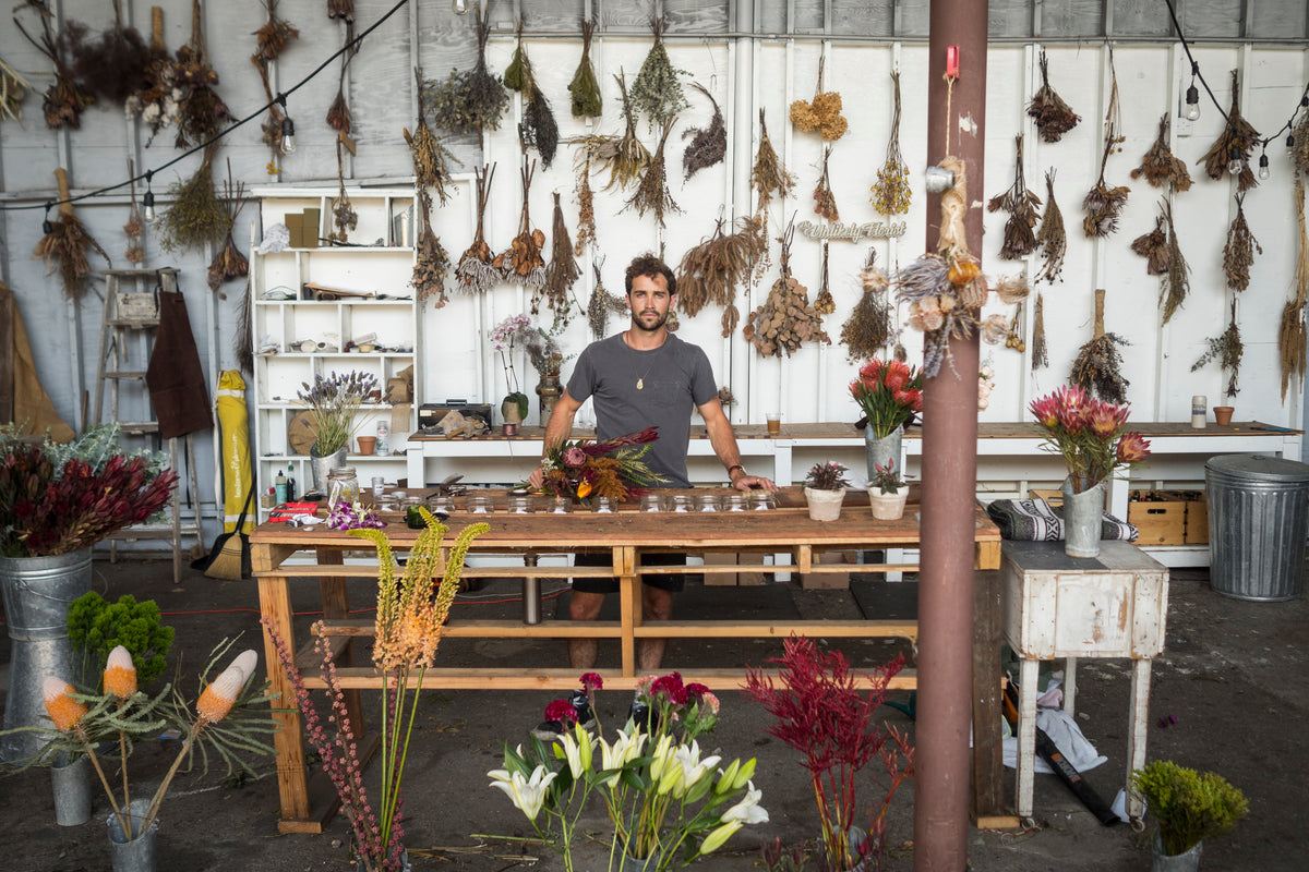The Unlikely Florist studio in Venice