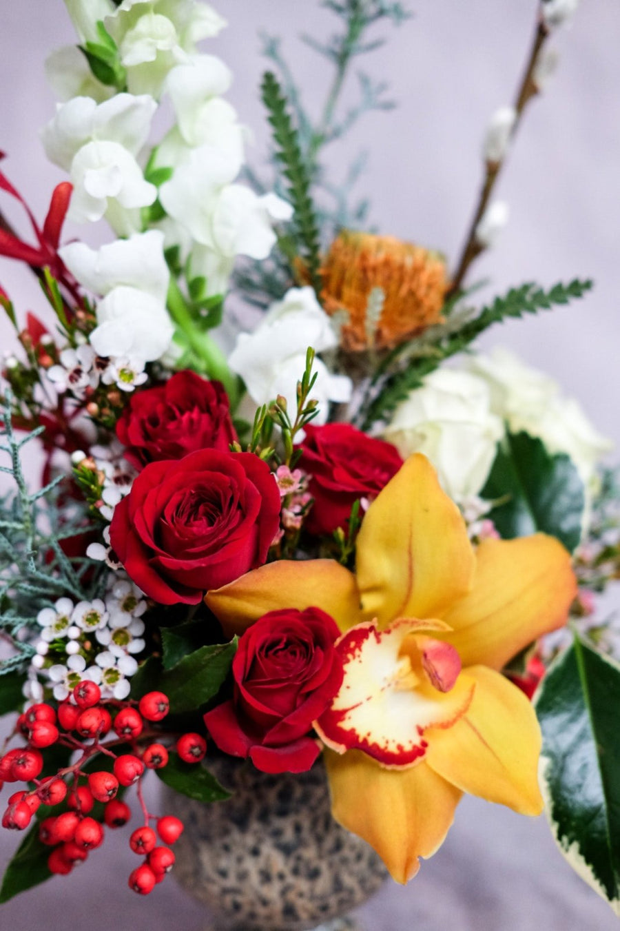 A Touch of Cheer - Christmas Flowers - 