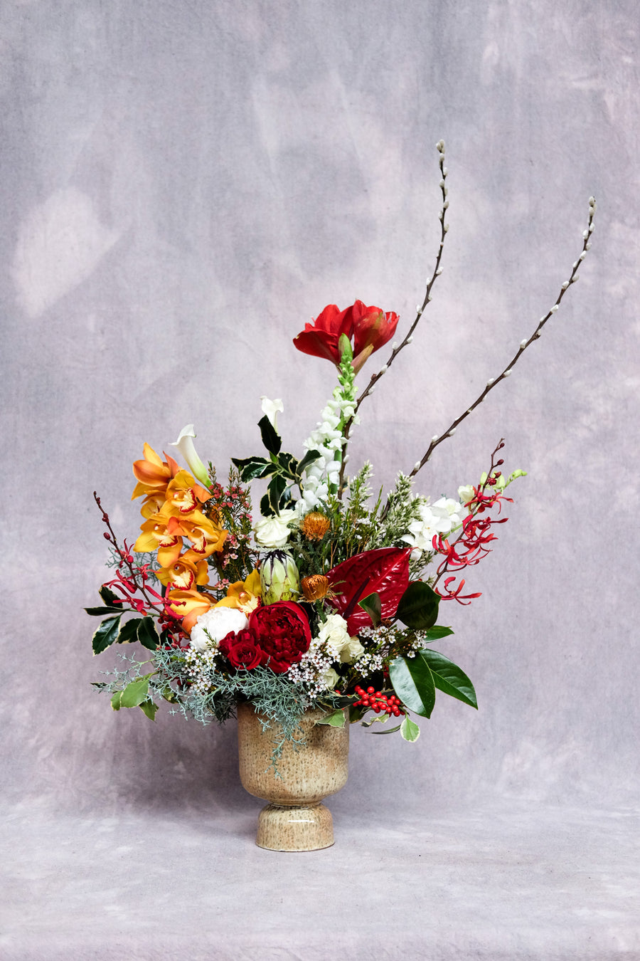 The Embrace of Revelry - Christmas Flowers