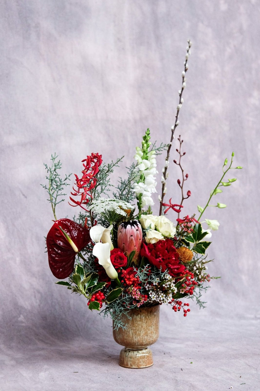 The Spirit of the Gleeful - Christmas Flowers - 