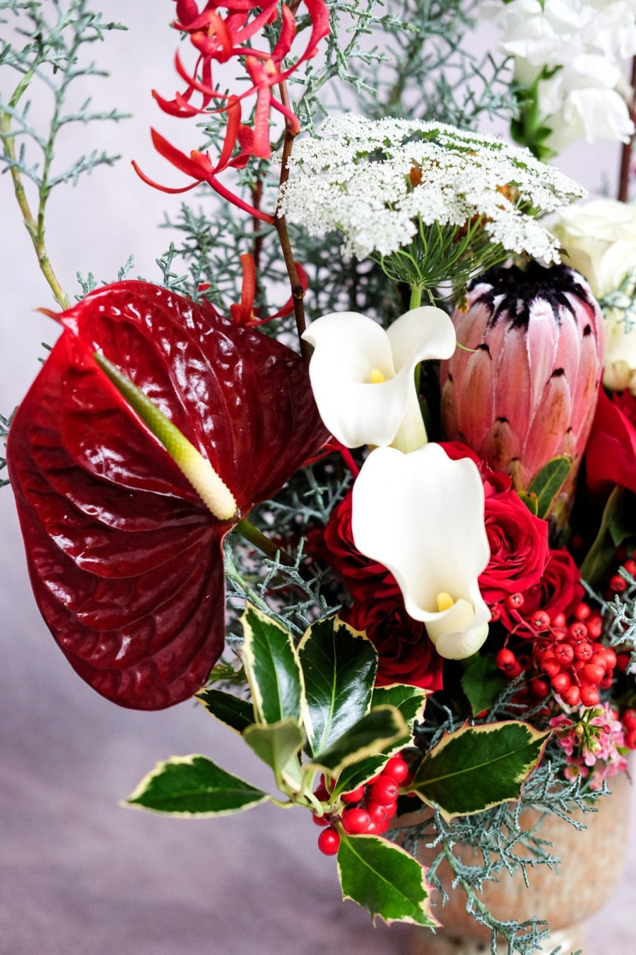 The Spirit of the Gleeful - Christmas Flowers - 