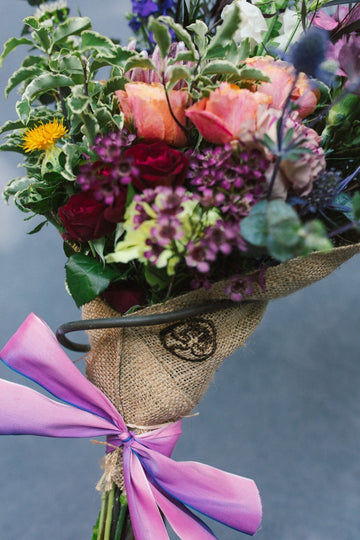 The Vernon hand-tied bouquet by The Unlikely Florist